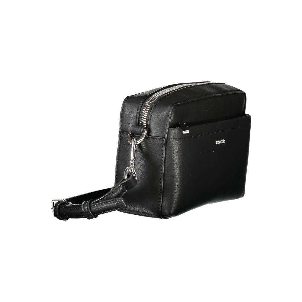 Calvin Klein Black Polyester Women Handbag - Hilstor