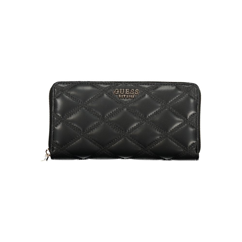 Guess Jeans Black Polyethylene Women Wallet