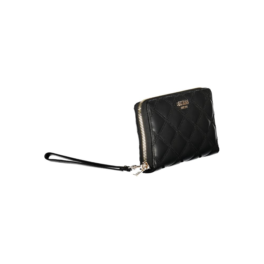 Guess Jeans Black Polyethylene Women Wallet