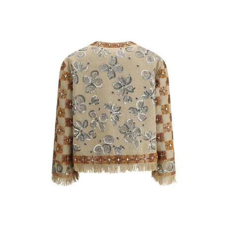 Valentino Embroidered Jacket with strass and sequins