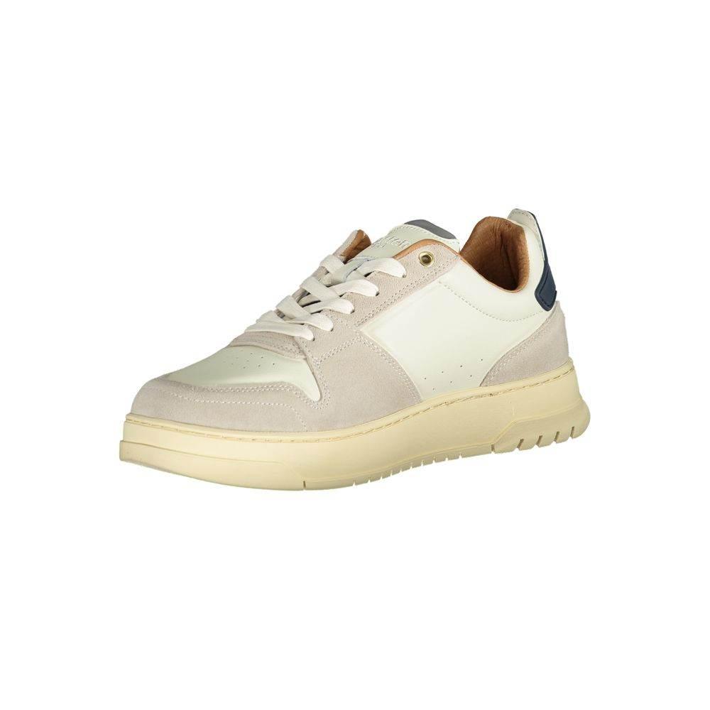 Blauer White Polyethylene Men Sneaker - Hilstor