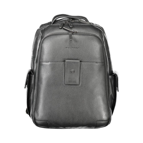 Piquadro Black Leather Men Backpack - Hilstor