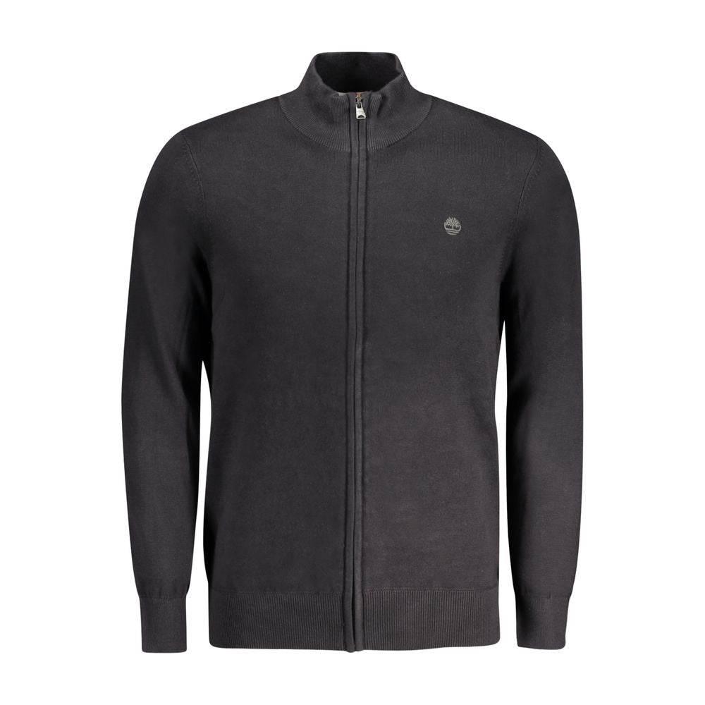 Timberland Black Cotton Men Cardigan - Hilstor