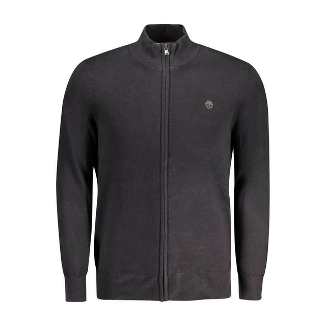 Timberland Black Cotton Men Cardigan - Hilstor