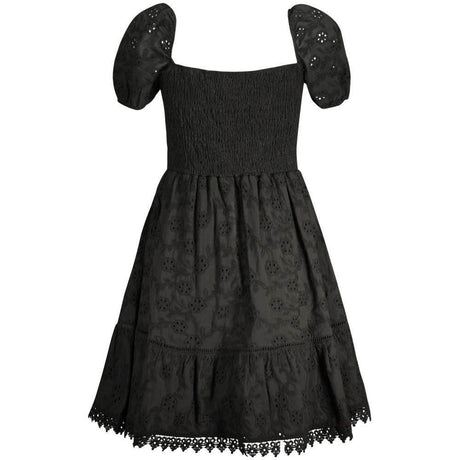 Guess Jeans Black Cotton Women Dress - Hilstor