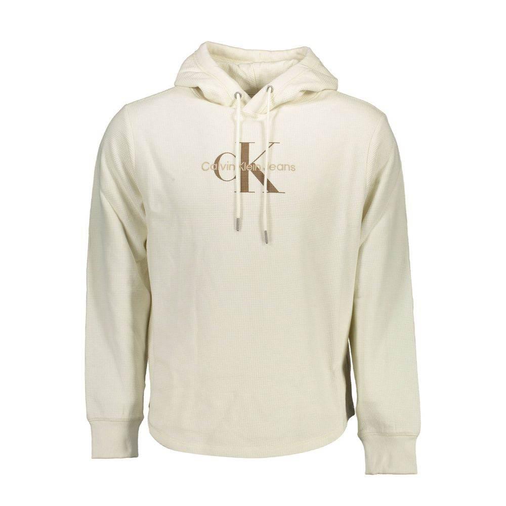 Calvin Klein White Cotton Men Sweater - Hilstor