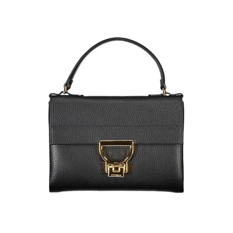 Coccinelle Black Leather Women Handbag - Hilstor