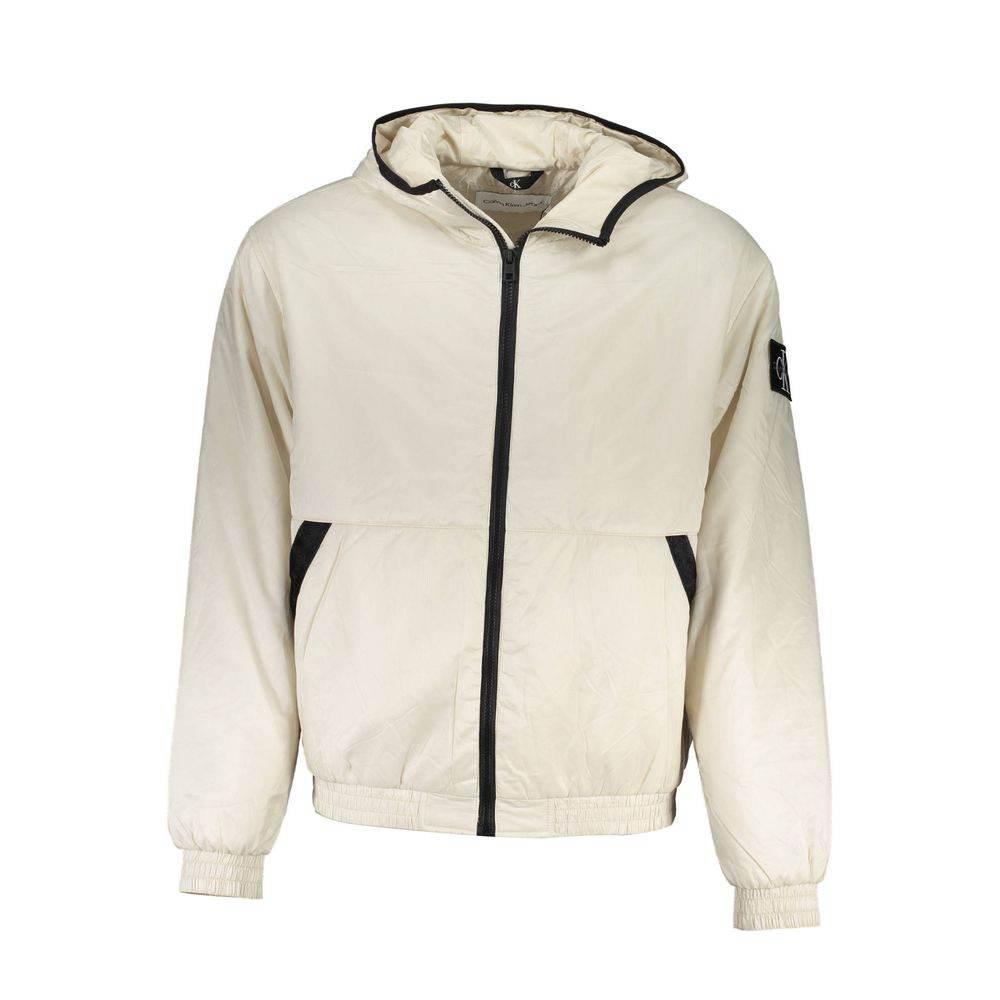 Calvin Klein Beige Polyester Men Jacket - Hilstor