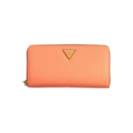 Guess Jeans Orange Polyethylene Wallet - Hilstor