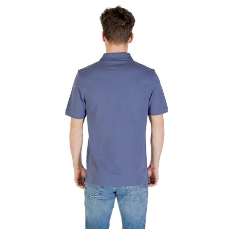 Lyle & Scott Blue Cotton Polo Shirt - Hilstor