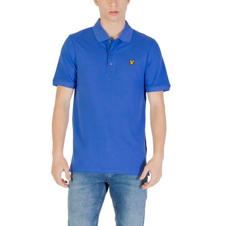Lyle & Scott Blue Cotton Polo Shirt - Hilstor