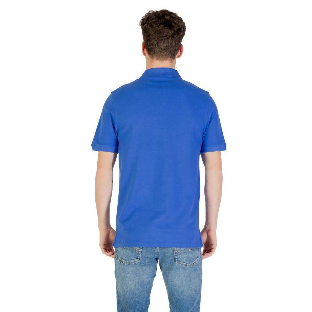 Lyle & Scott Blue Cotton Polo Shirt - Hilstor