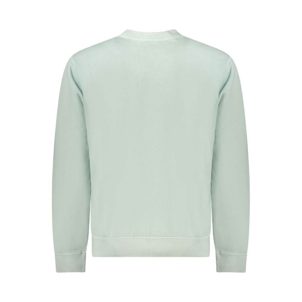 Hugo Boss Green Cotton Men Sweater - Hilstor
