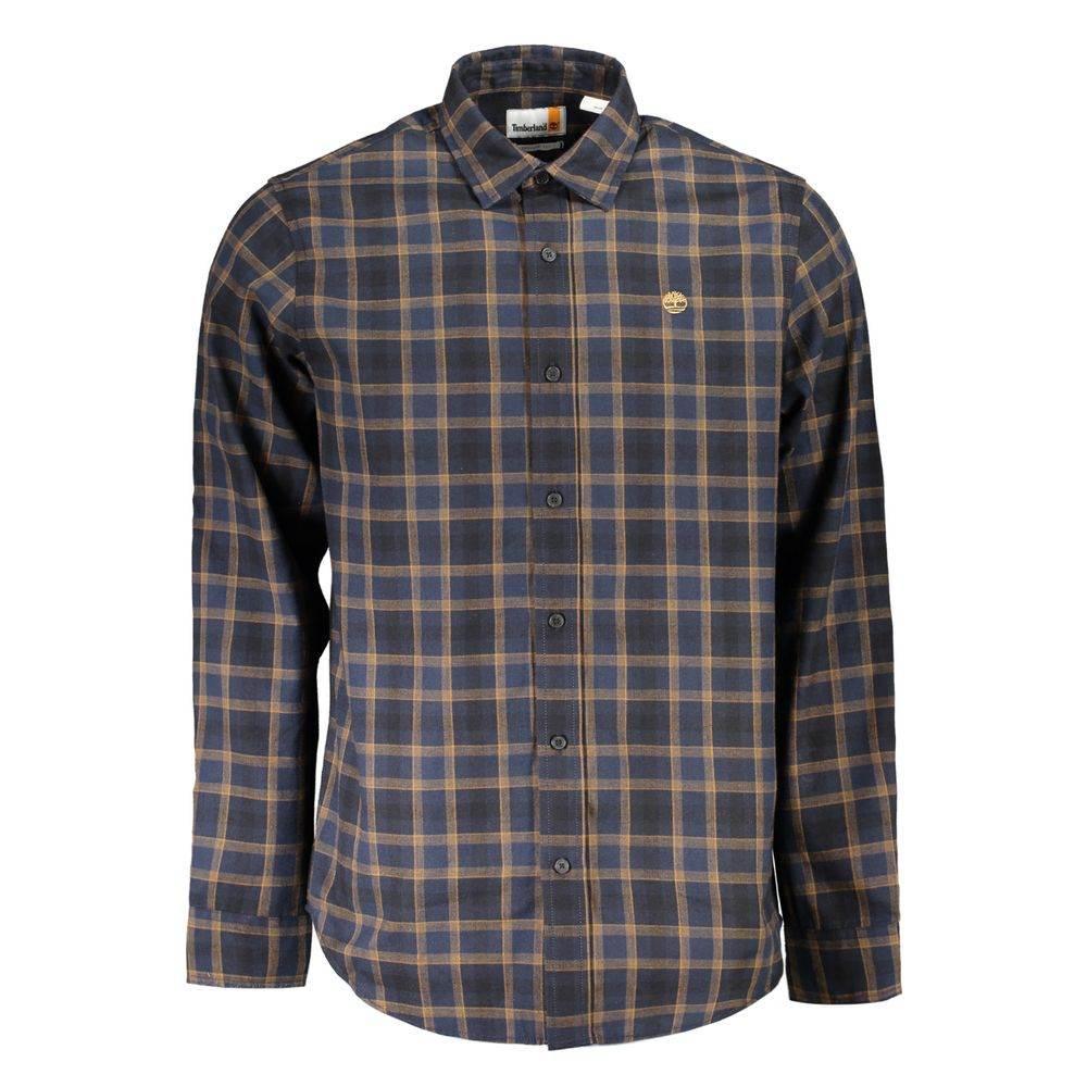 Timberland Blue Cotton Shirt - Hilstor