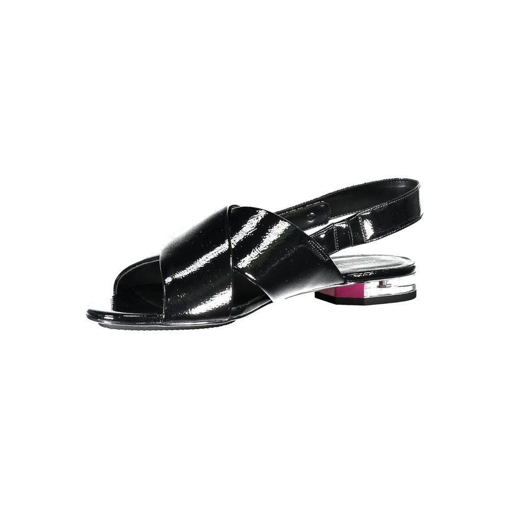 Calvin Klein Black Polyethylene Women Sandal - Hilstor