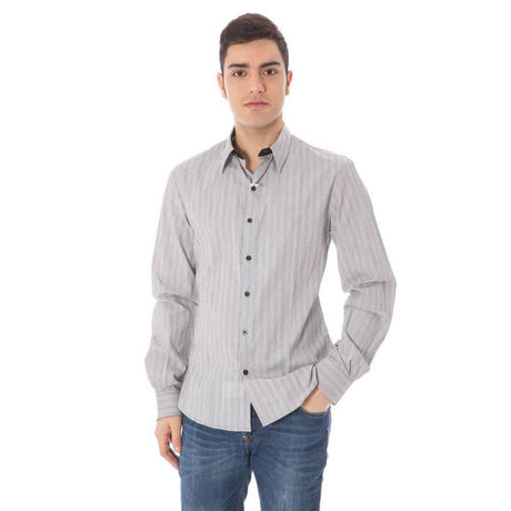 Costume National White Cotton Men Shirt - Hilstor