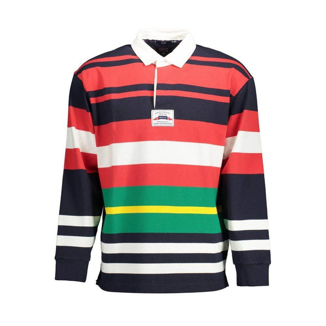 Gant Blue Cotton Men Polo - Hilstor