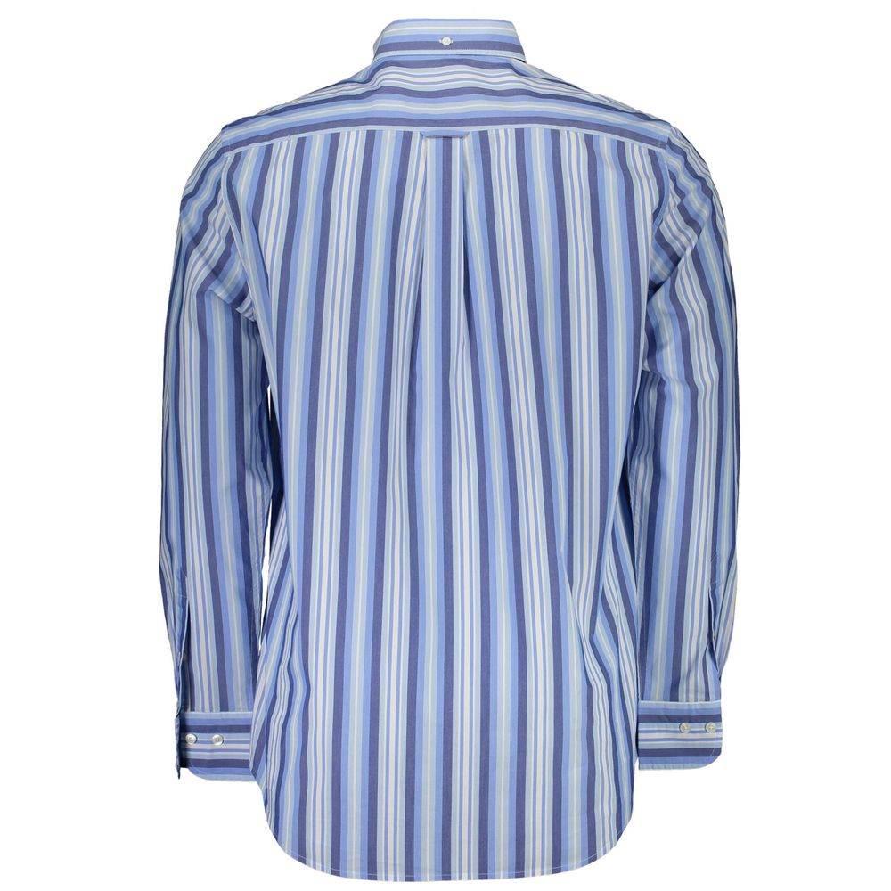 Gant Light Blue Cotton Men Shirt - Hilstor