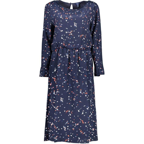 Gant Blue Viscose Women Dress - Hilstor