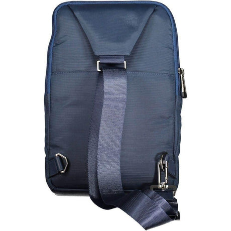 Piquadro Blue Recycled Polyethylene Men Shoulder Bag - Hilstor