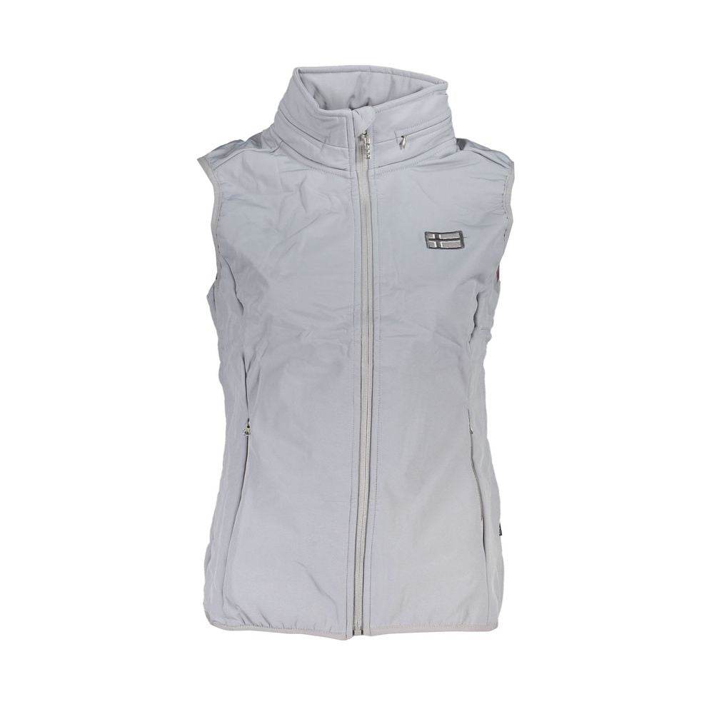 Scuola Nautica Gray Polyester Women Jacket - Hilstor