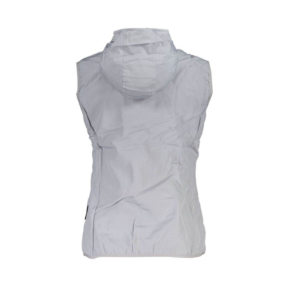 Scuola Nautica Gray Polyester Women Jacket - Hilstor