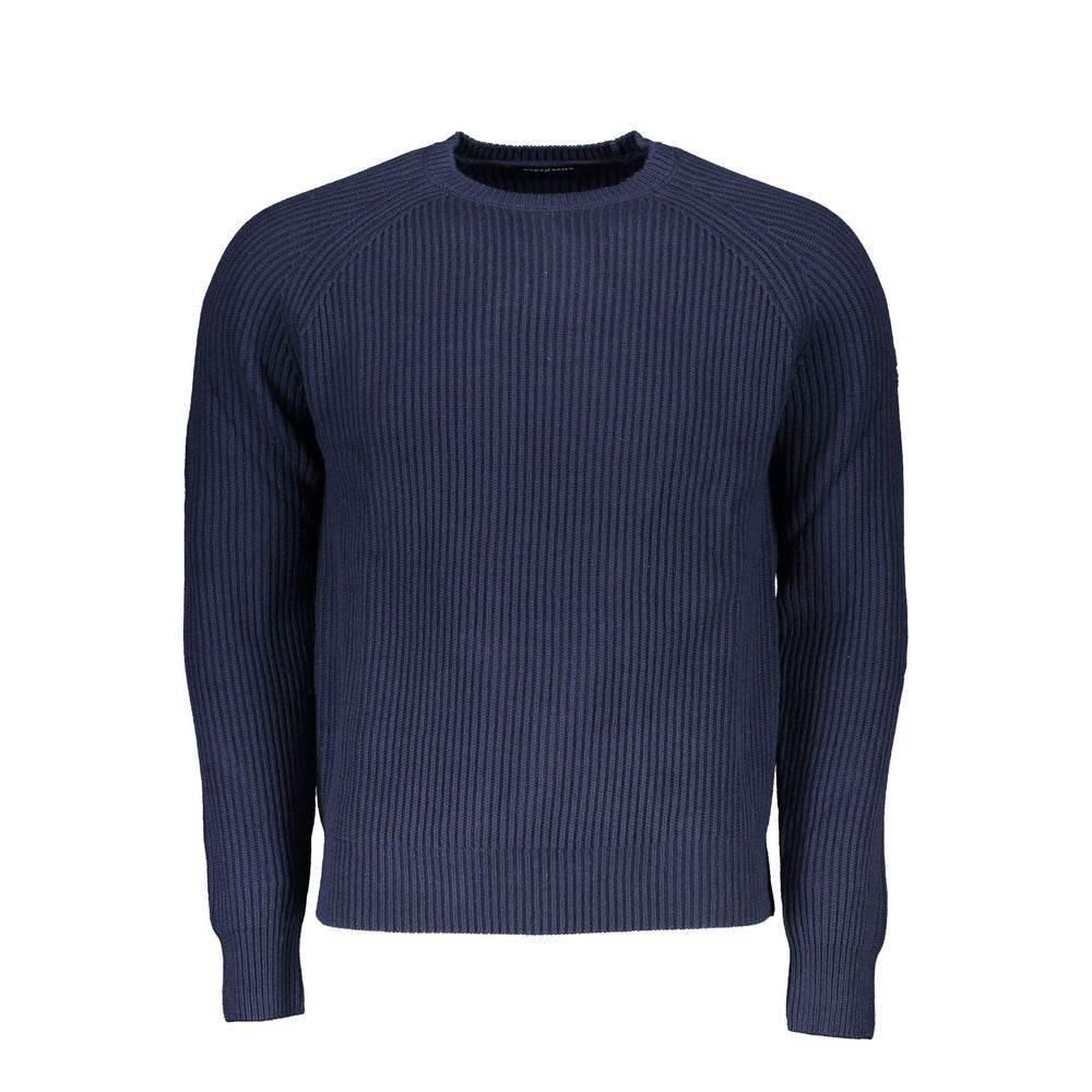 North Sails Blue Cotton Men Sweater - Hilstor