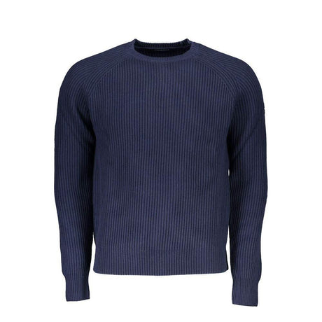 North Sails Blue Cotton Men Sweater - Hilstor