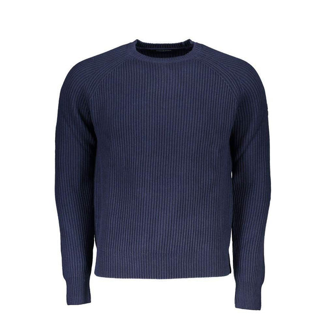 North Sails Blue Cotton Men Sweater - Hilstor