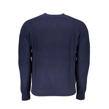 North Sails Blue Cotton Men Sweater - Hilstor