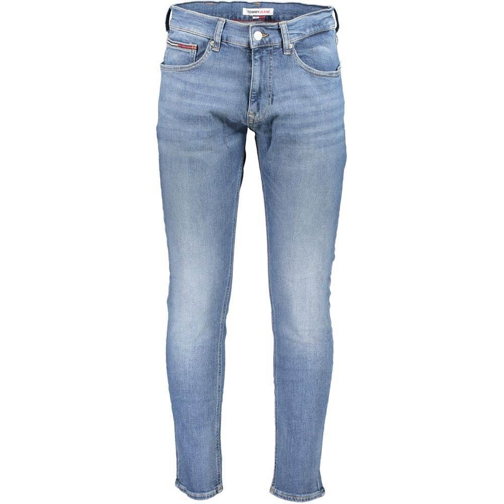 Tommy Hilfiger Blue Cotton Men Jeans - Hilstor