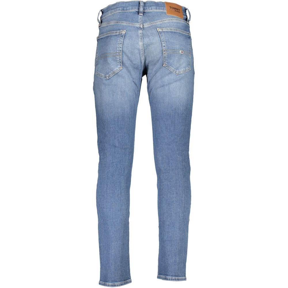 Tommy Hilfiger Blue Cotton Men Jeans - Hilstor