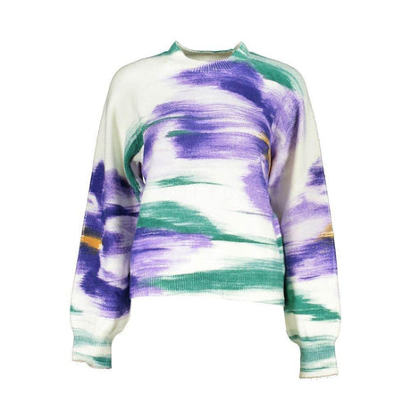 Desigual Elegant Crew Neck Sweater with Contrast Detailing - Hilstor
