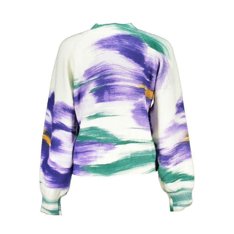 Desigual Elegant Crew Neck Sweater with Contrast Detailing - Hilstor