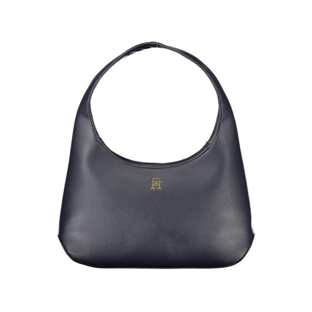 Tommy Hilfiger Blue Polyester Handbag - Hilstor