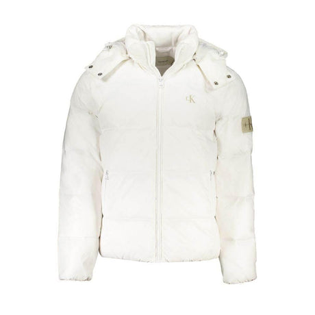 Calvin Klein White Polyamide Jacket - Hilstor
