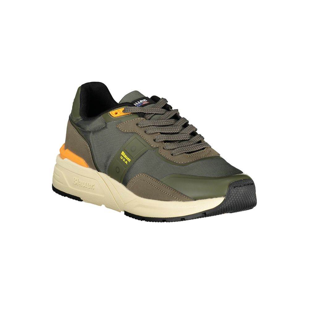 Blauer Green Polyester Sneaker - Hilstor