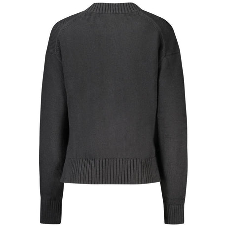 Calvin Klein Black Cotton Women Sweater - Hilstor