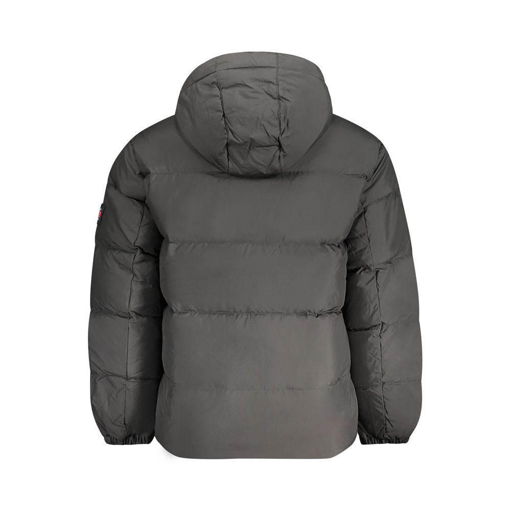 Tommy Hilfiger sort polyester herrejakke