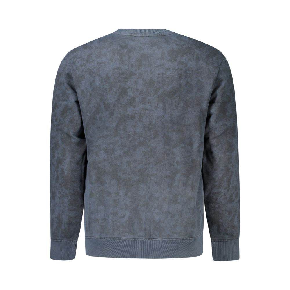 Hugo Boss Blue Cotton Men Sweater - Hilstor