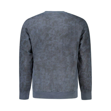 Hugo Boss Blue Cotton Men Sweater - Hilstor