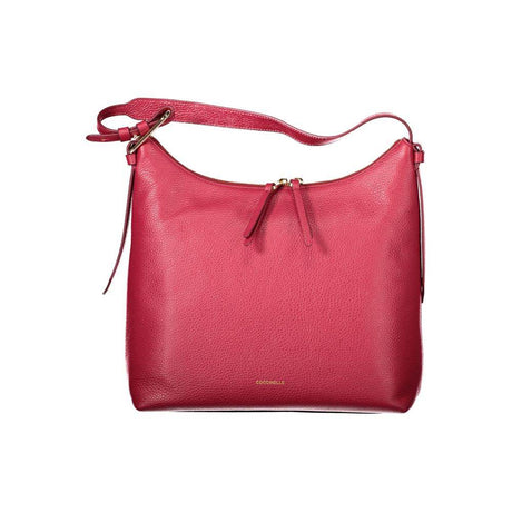 Coccinelle Red Leather Women Handbag - Hilstor