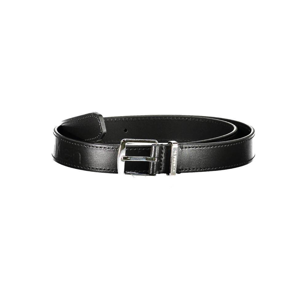 Calvin Klein sort læder bælte til kvinder