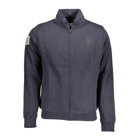 U.S. POLO ASSN. Blue Cotton Men Sweater - Hilstor