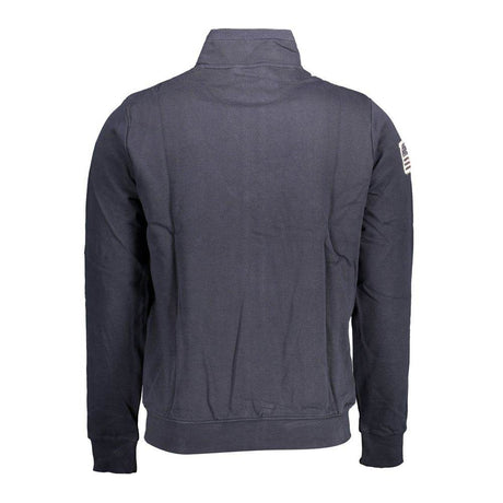 U.S. POLO ASSN. Blue Cotton Men Sweater - Hilstor