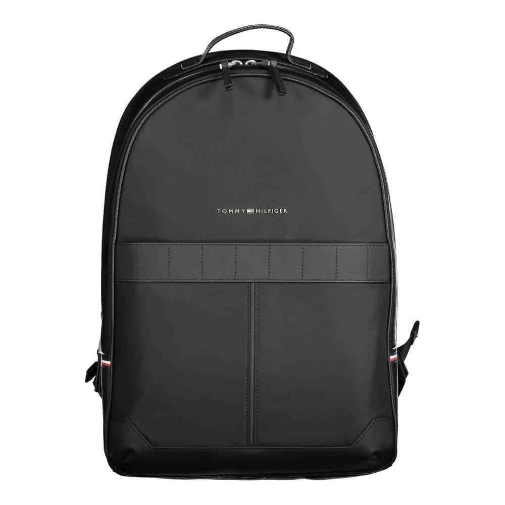 Tommy Hilfiger Black Polyester Men Backpack - Hilstor