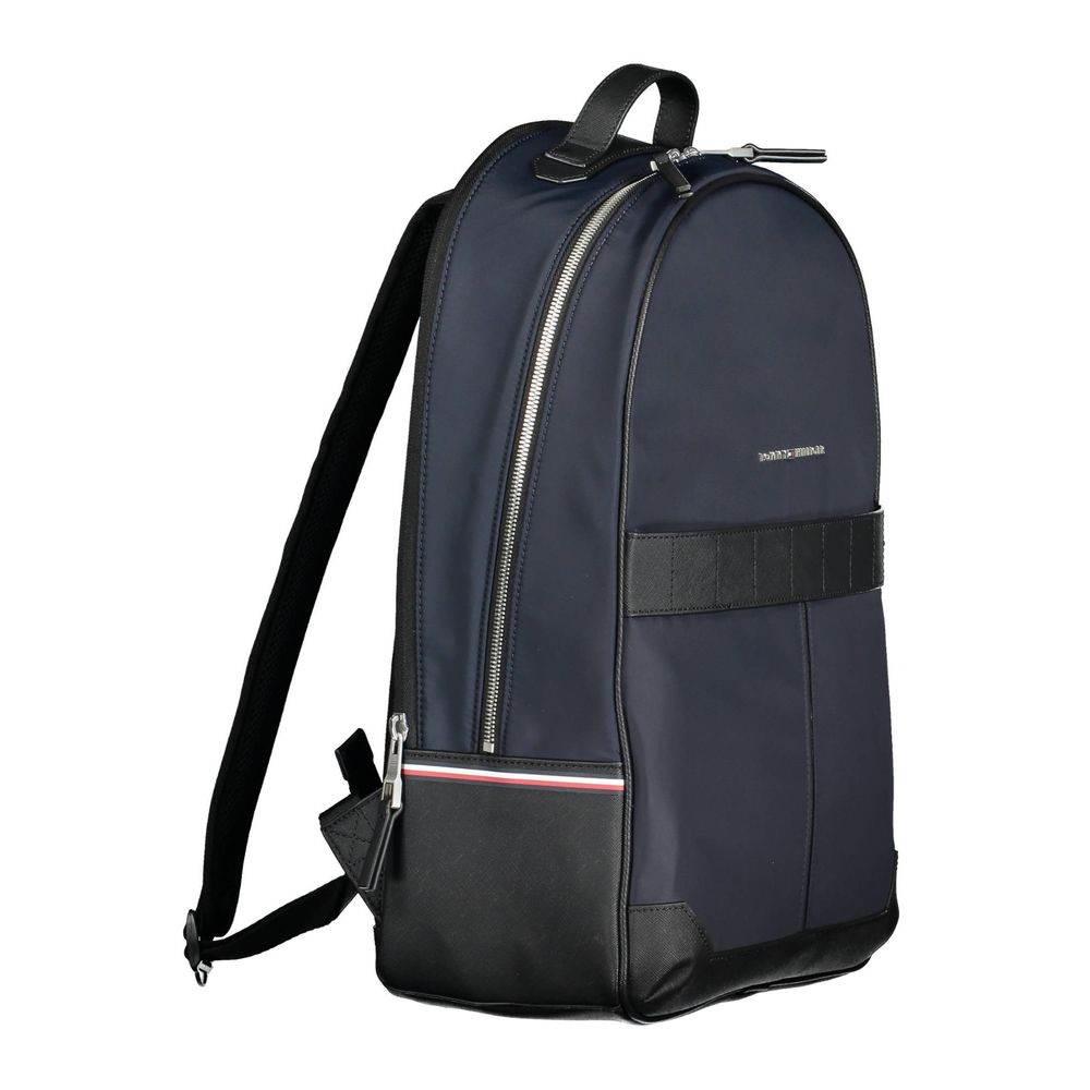 Tommy Hilfiger Blue Polyester Men Backpack - Hilstor