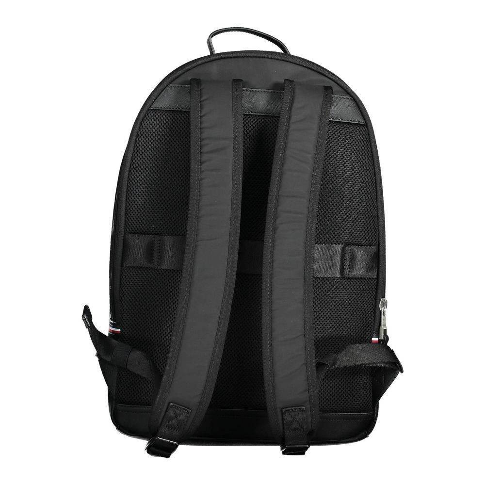 Tommy Hilfiger Black Polyester Men Backpack - Hilstor