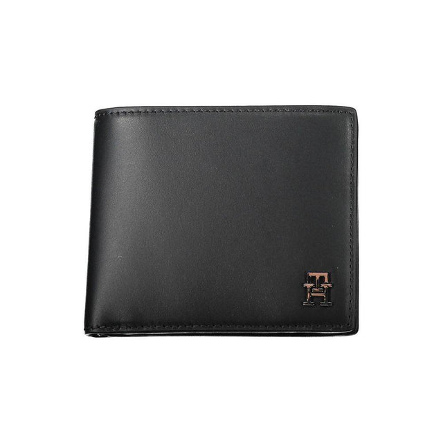 Tommy Hilfiger Black Leather Men Wallet - Hilstor