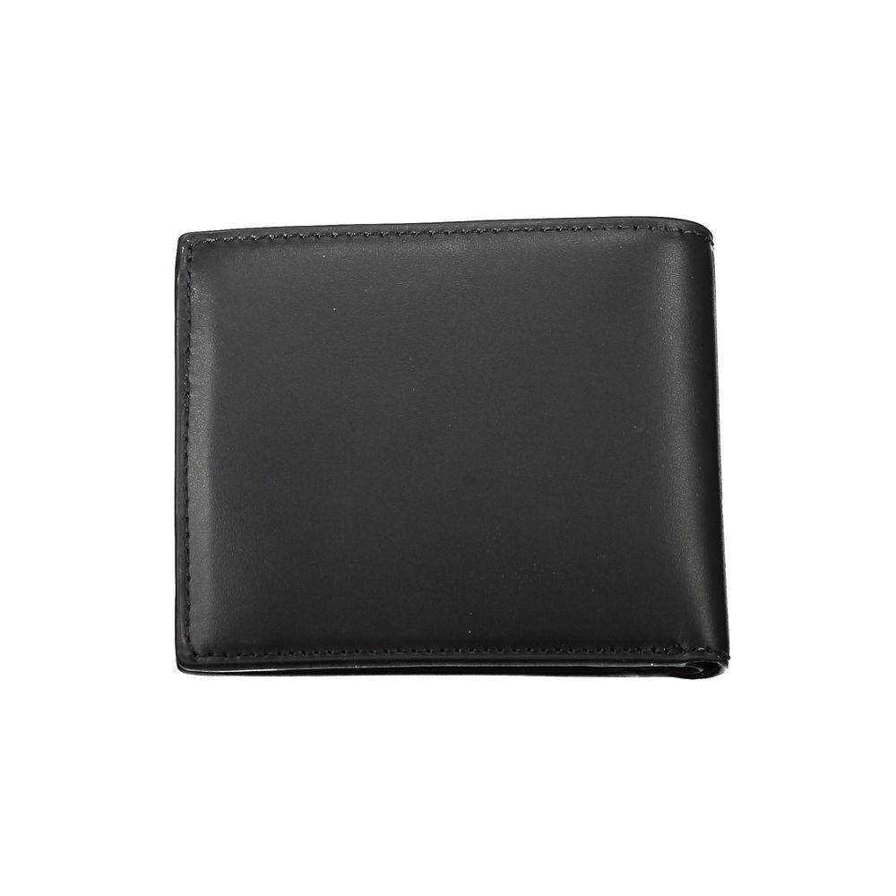 Tommy Hilfiger Black Leather Men Wallet - Hilstor